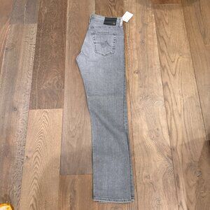 Brand New AG Jeans Everett Slim Straight Jeans in Grey 32 x 32